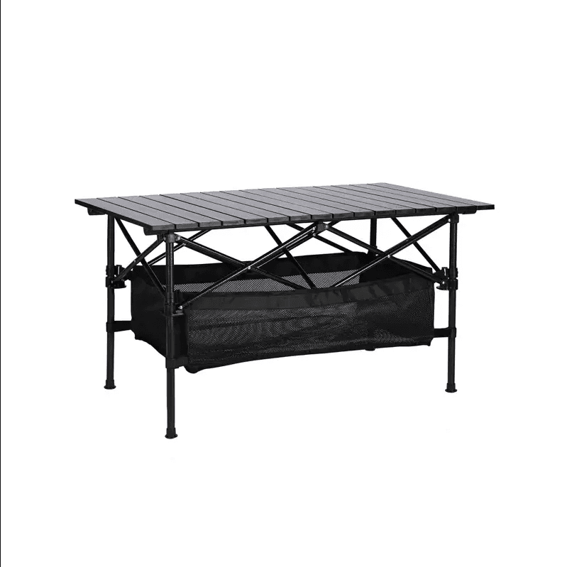 Rolling Metal Folding Camping Kitchen Table – Aluminium Picnic Table - image 2