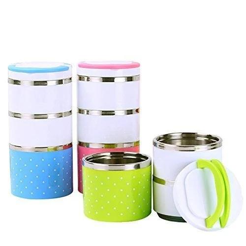Insulated 3 Tier Lunch Box - image 1