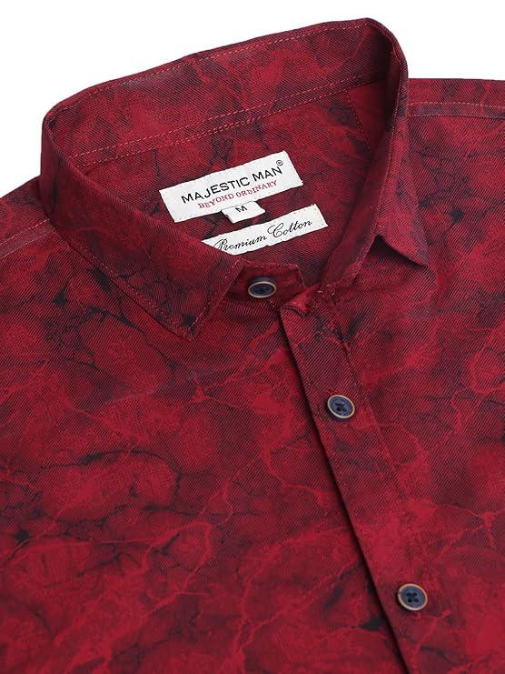Majestic Man Printed Pure Cotton Slim Fit Casual Shirt - image 3