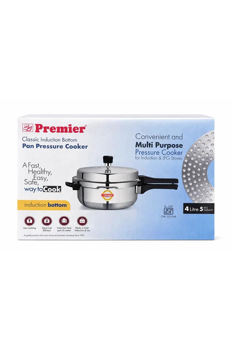 Premier Classic IB Aluminium Pressure Cooker - 4 Ltr - image 2