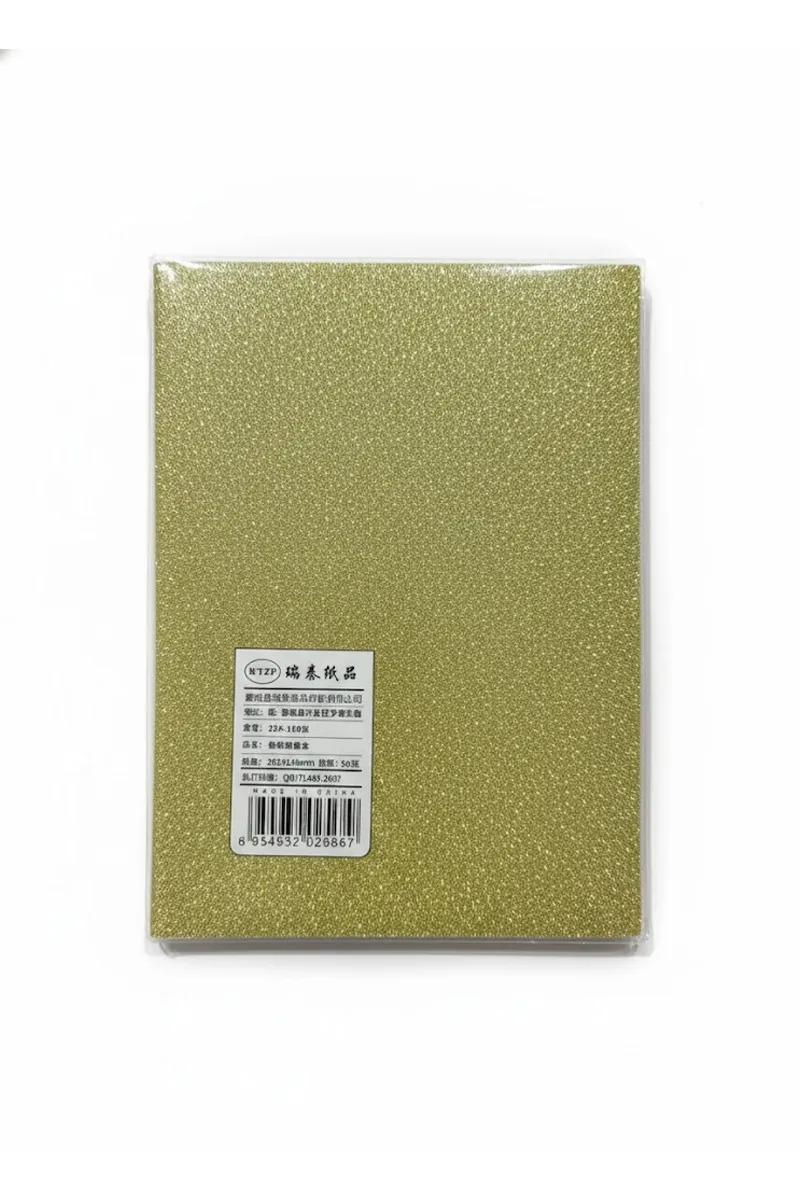 Gold Powder Glued Cover Notebook - 56 Pages - image 2