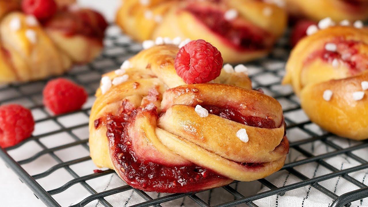 Rasberry Twisted Buns - image 1