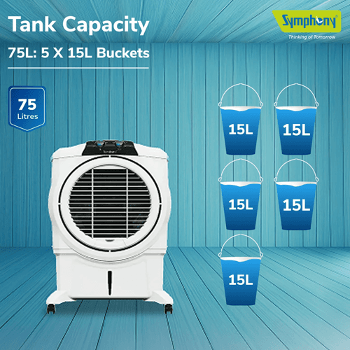 Symphony 75ltr desert type aircooler - image 2