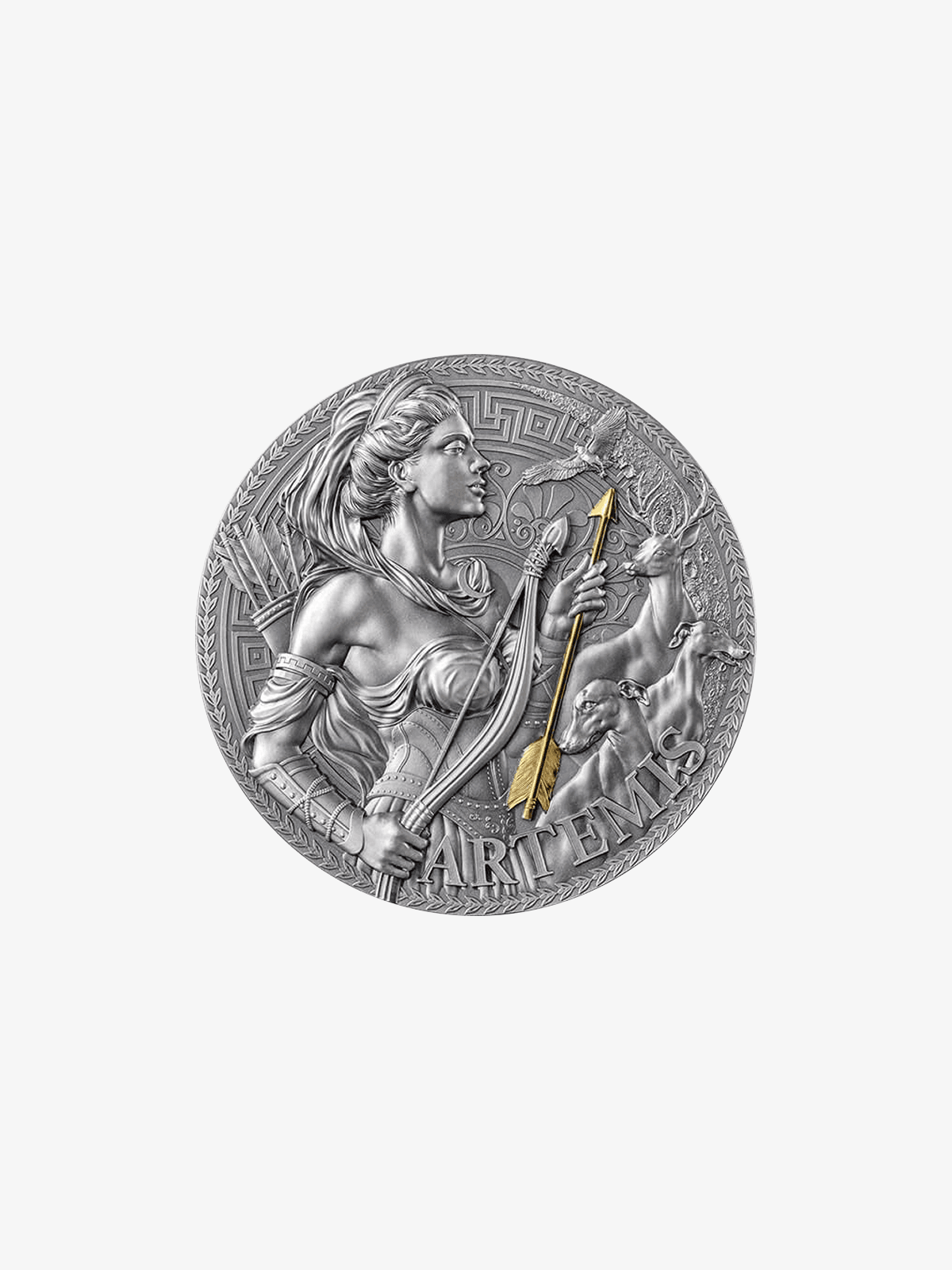 Artemis Silver Coin – Goddess of the Hunt & Moon - image 1