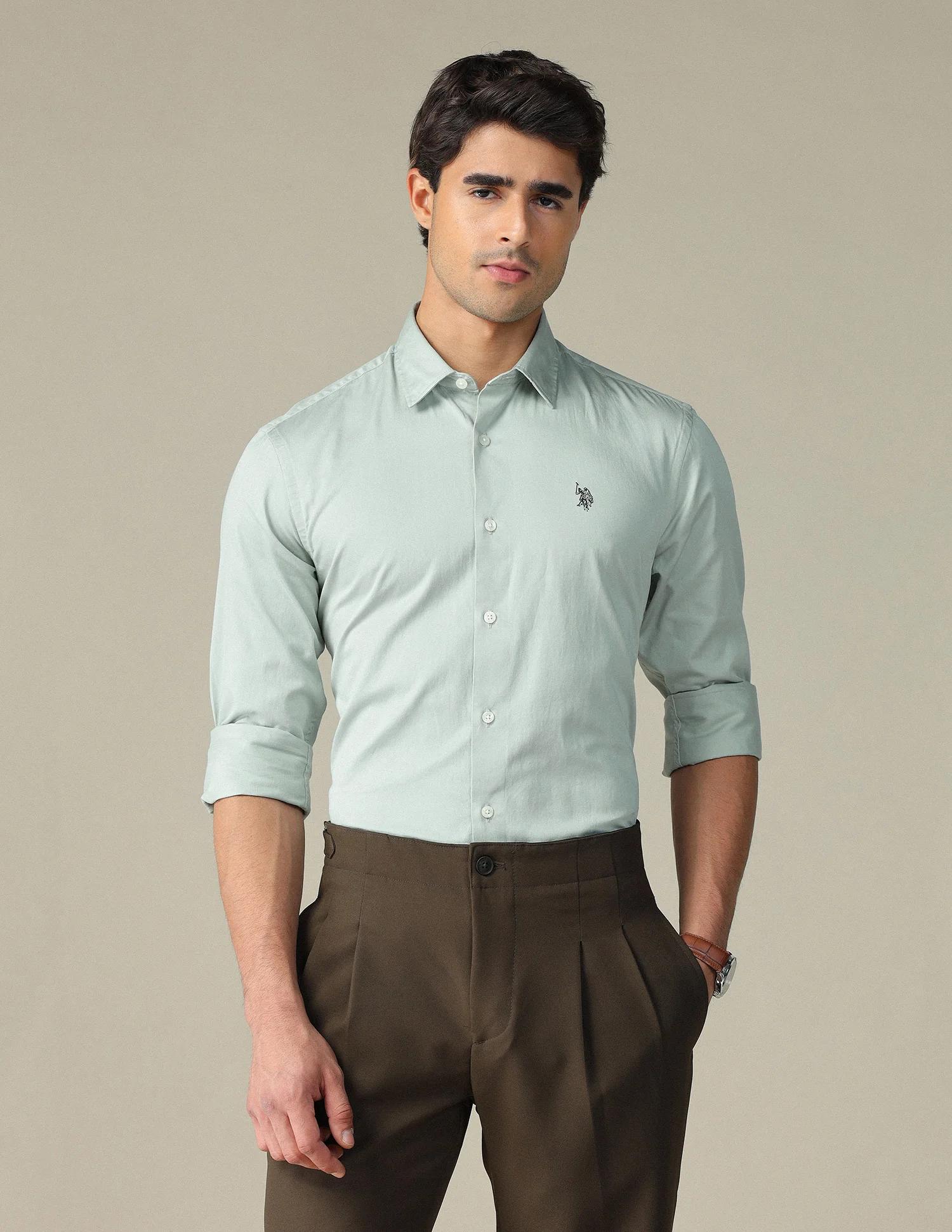 Pure Cotton Satin Shirt - image 7