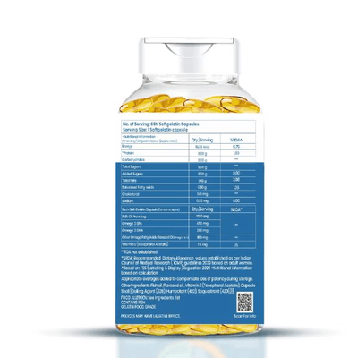 Dr. Morepen Omega 3 Deep Sea Fish Oil Triple Strength Capsule 60's - image 1