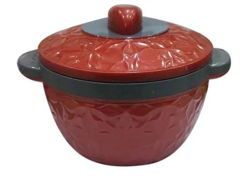 Red Plastic Casserole - image 3