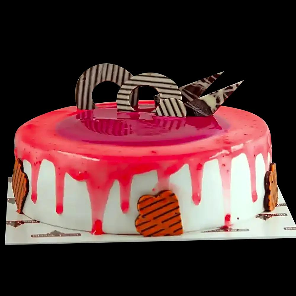 Black Currant & Strawberry Cake - image 1